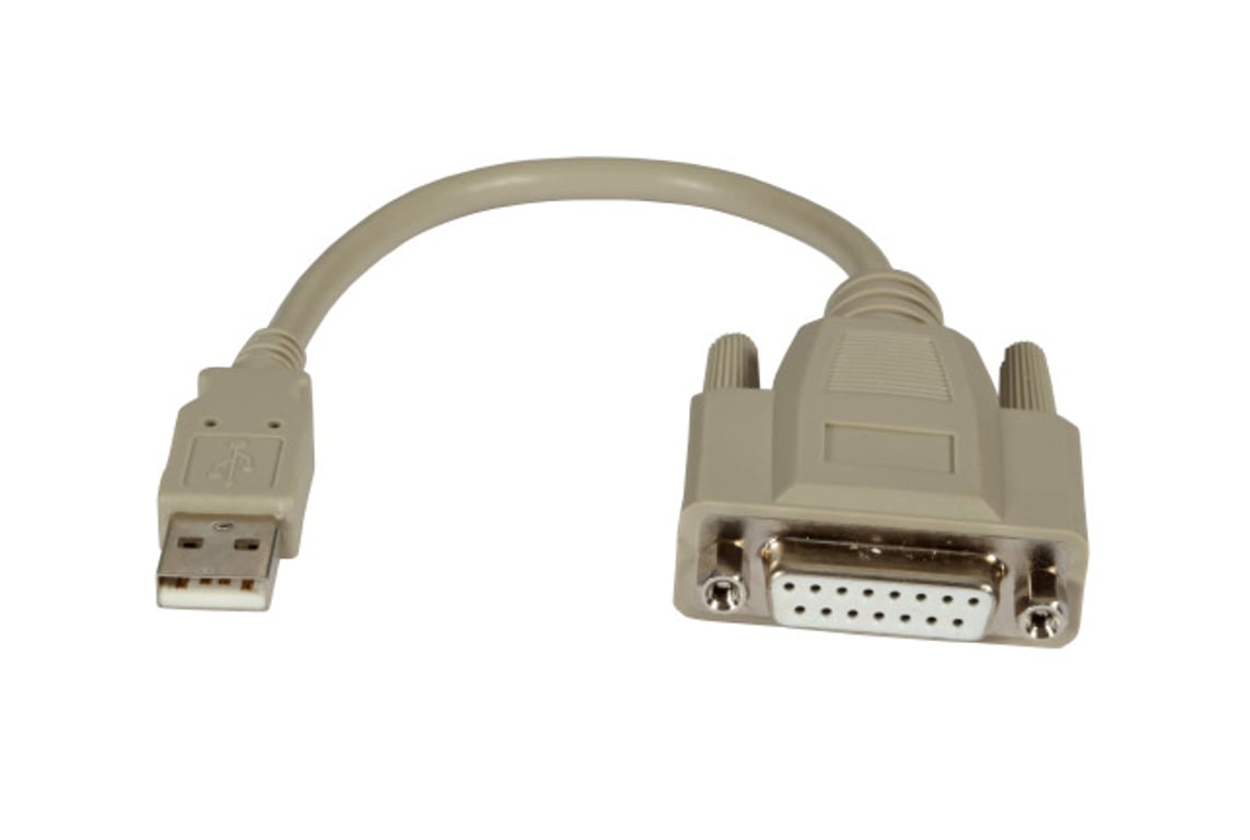 EFB Elektronik K5306.020V2 kabel równoległy Szary 0,2 m USB Typu-A