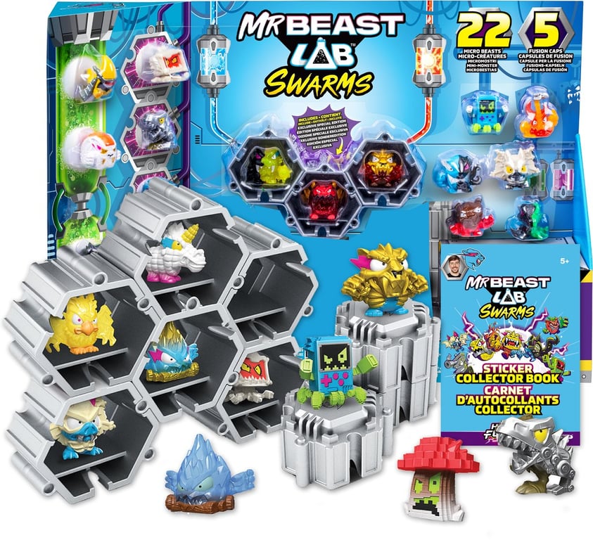 Moose Toys MrBeast Lab Swarms Hyper Fusion Chaos XL pack