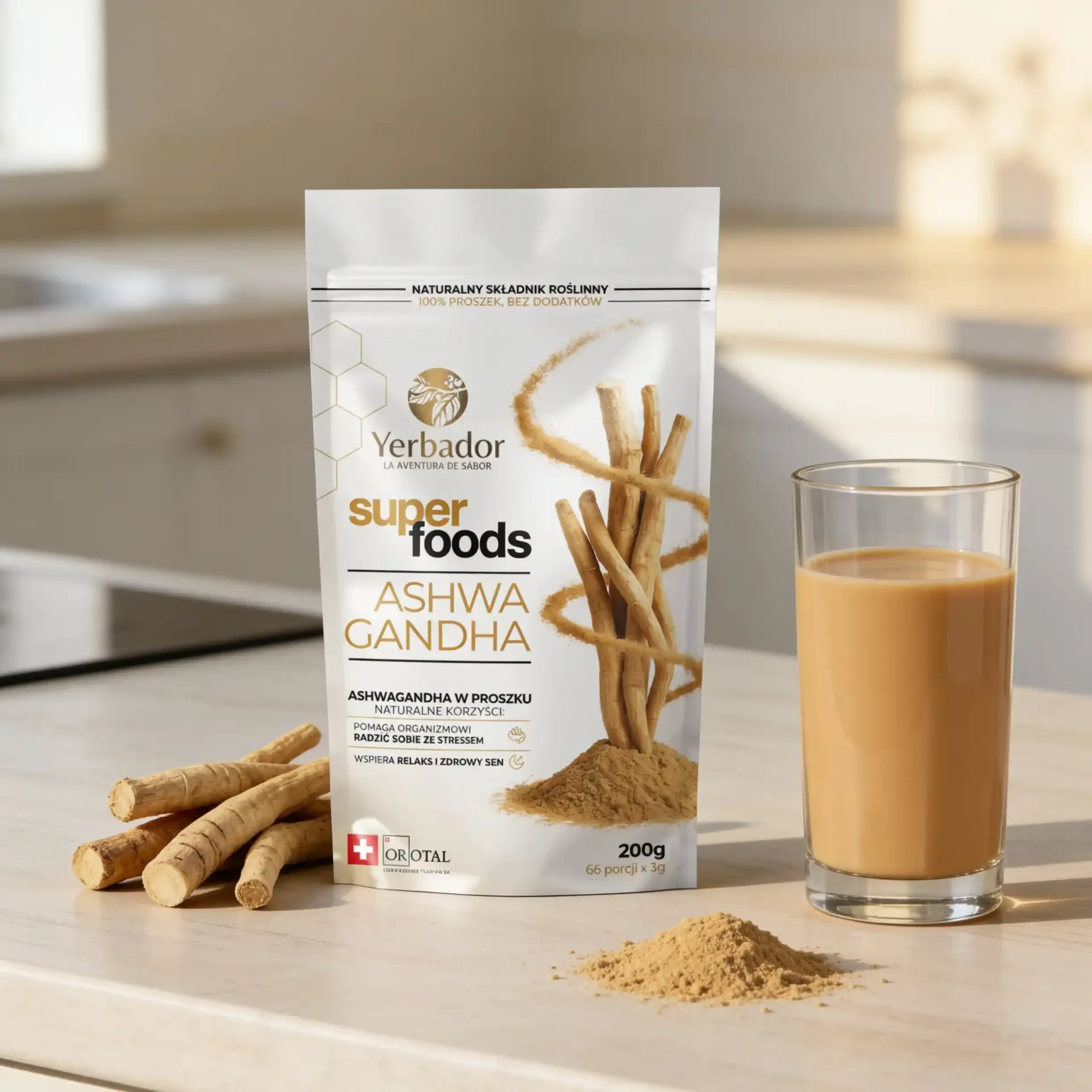 Ashwagandha w Proszku – 100 g – Naturalne Ukojenie i Odprężenie