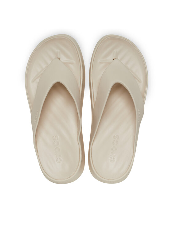 Crocs Japonki Getaway Platform Flip 209410 Beżowy