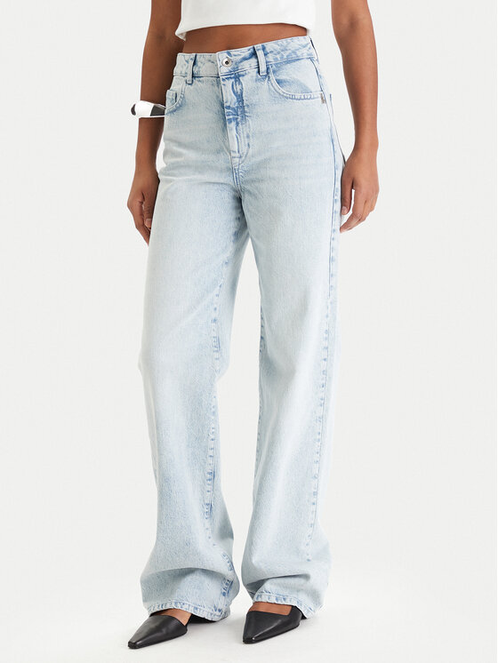 Patrizia Pepe Jeansy 8P0487/D1WZB-CB01 Niebieski Regular Fit