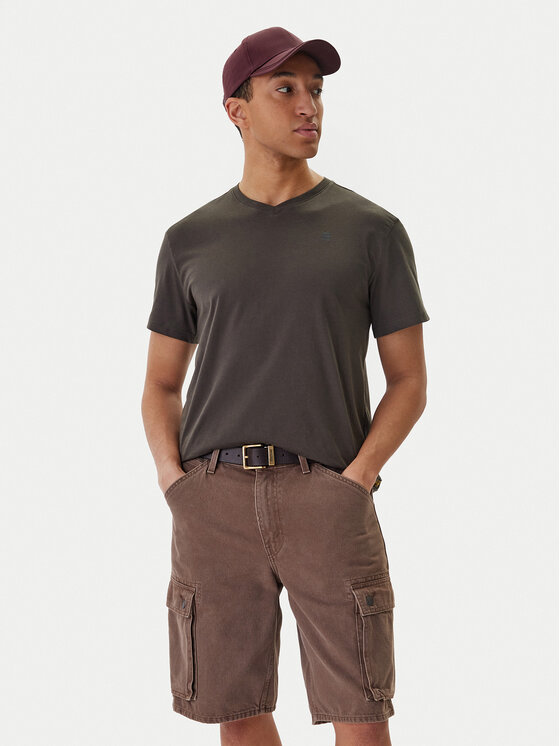 G-Star Raw T-Shirt Base-S D16412-336 Zielony Regular Fit