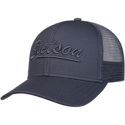 Czapka Trucker Monochrome by Stetson, niebieski, One Size