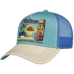 Czapka Trucker Mahalo by Stetson, jasnoniebieski, One Size