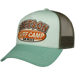 Czapka Trucker Surf Camp by Stetson, miętowy, One Size