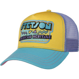 Czapka Trucker American Heritage 80s by Stetson, żółty, One Size