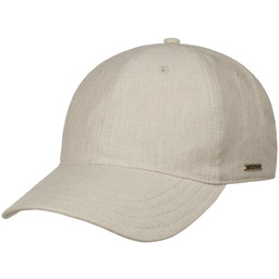 Czapka Lniana z Ochroną UV by Stetson, beżowy nakrapiany, One Size