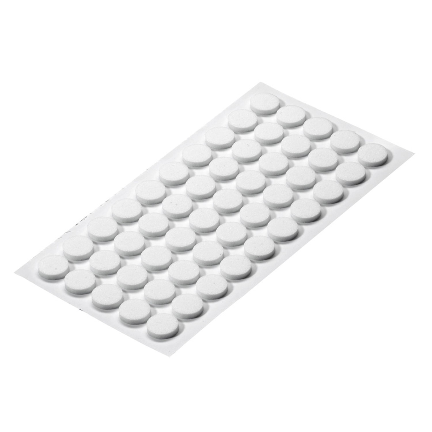 Hettich Podkładki zestaw Eva okrągłe białe 50sz śr.10mm