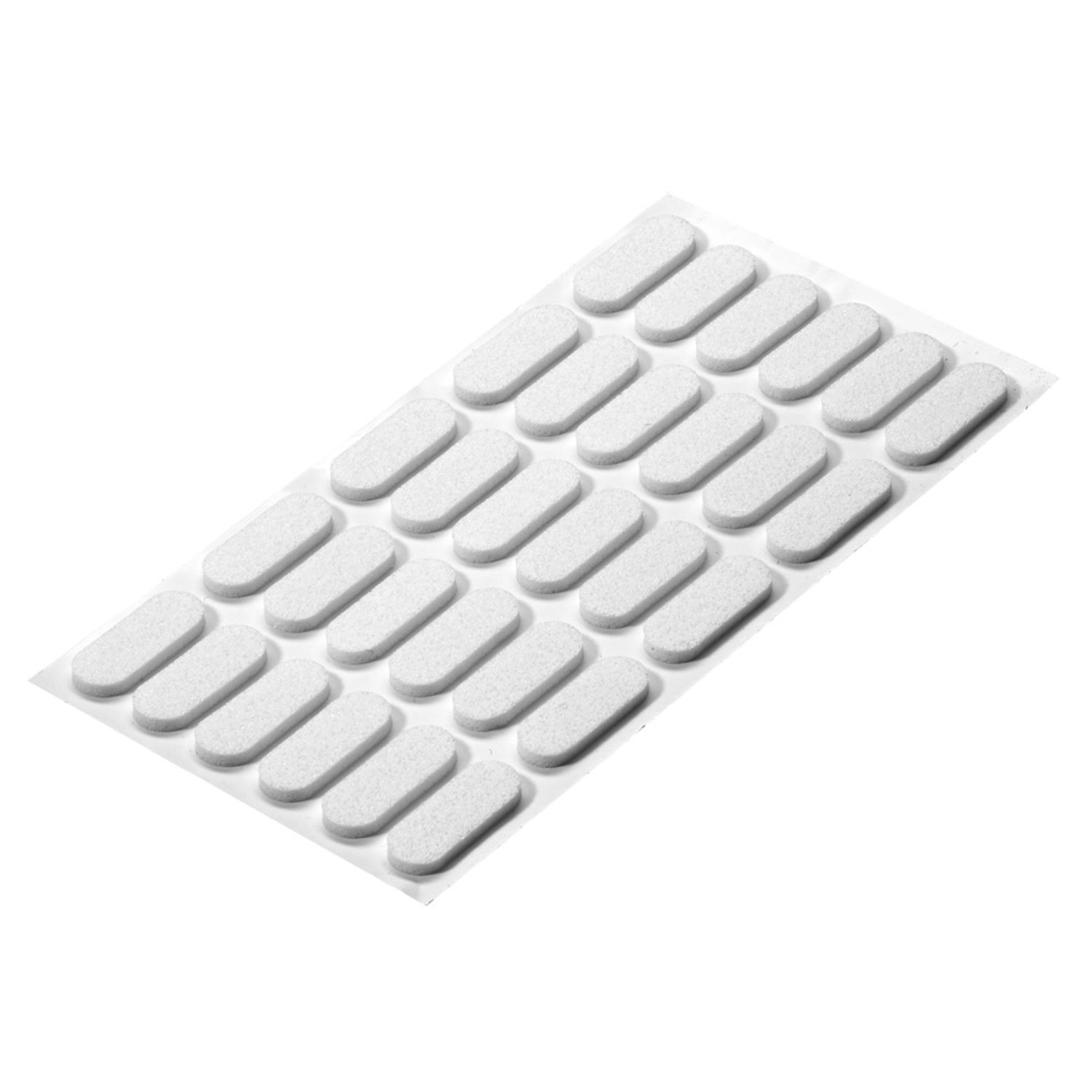 Hettich Podkładki zestaw Eva owalne białe 30szt 22x8x2