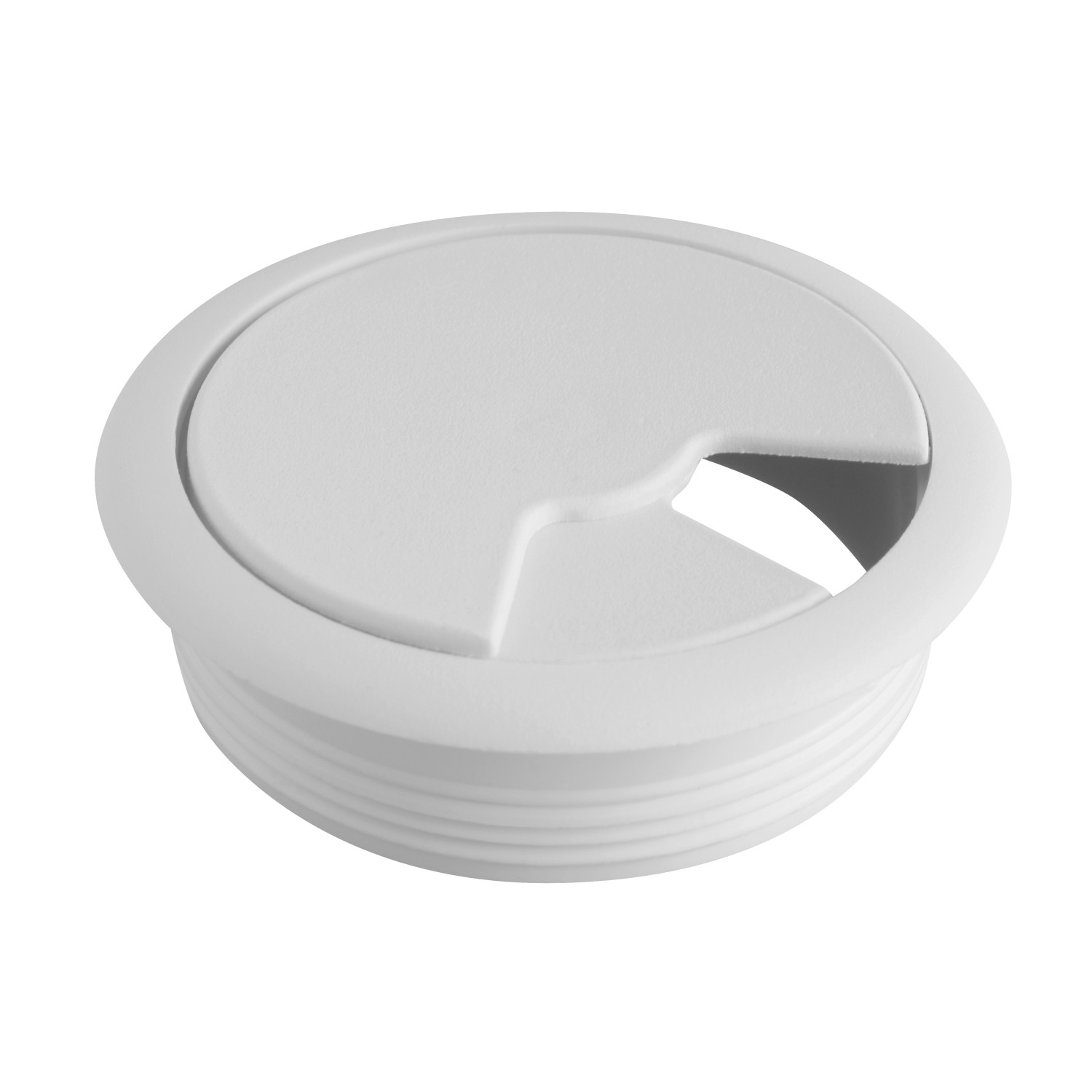 Przepust kablowy do blatu fi60, biały