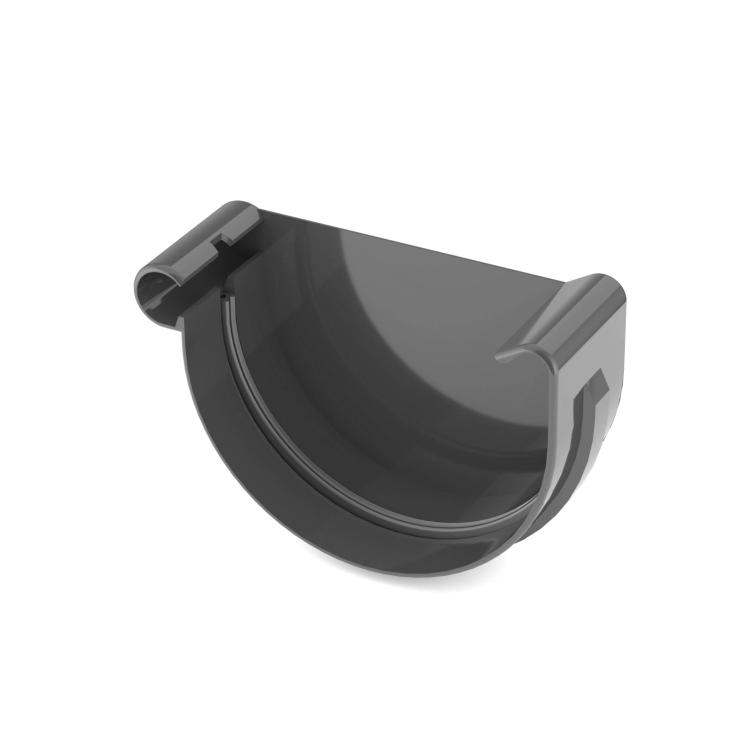 Bryza Denko lewe 125 mm PVC grafit