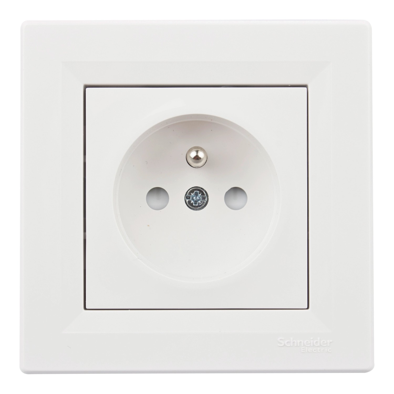 Schneider Electric Gniazdo Asfora 2P+Z białe