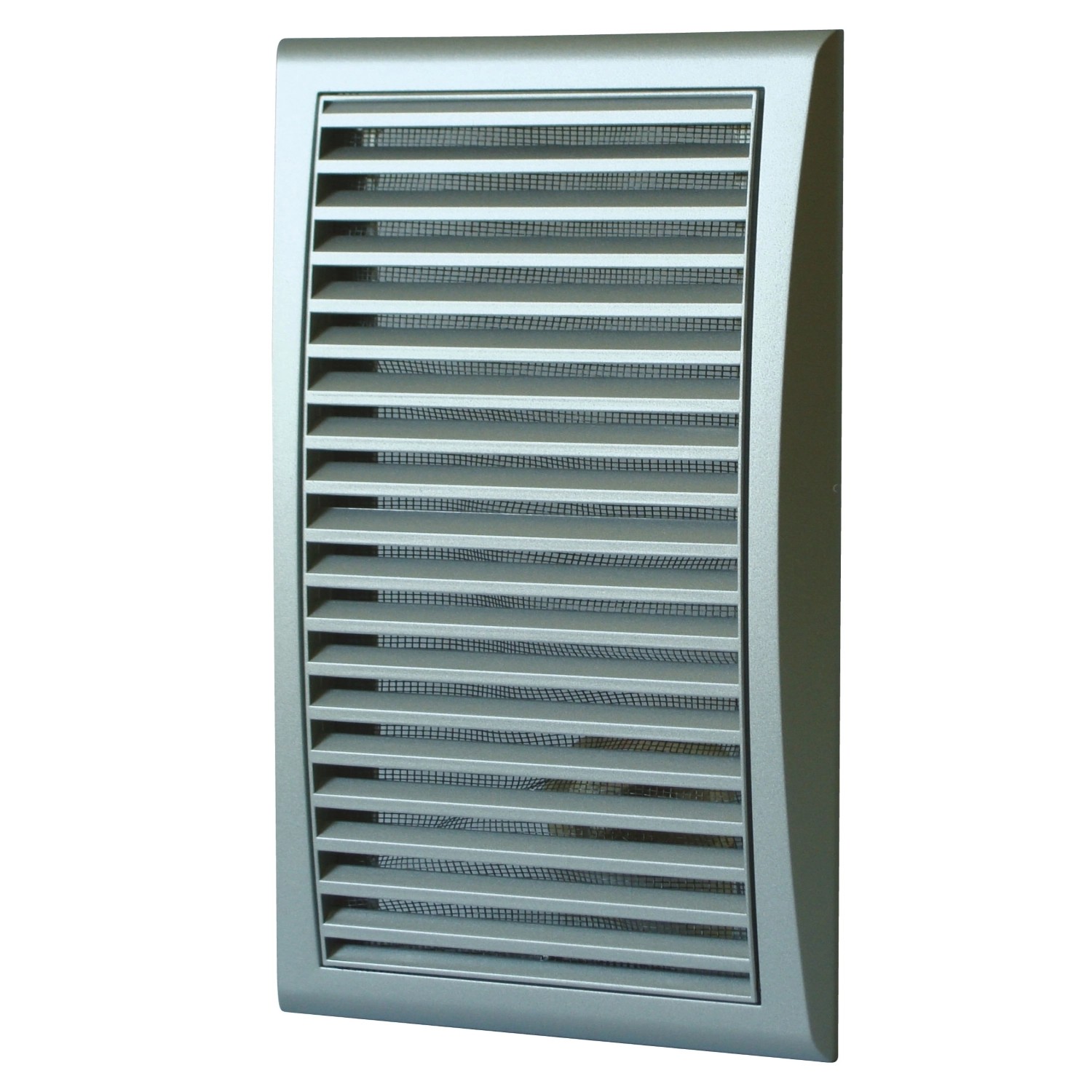 Vents Kratka wentylacyjna z siatką 193x188 mm regulowana srebrna