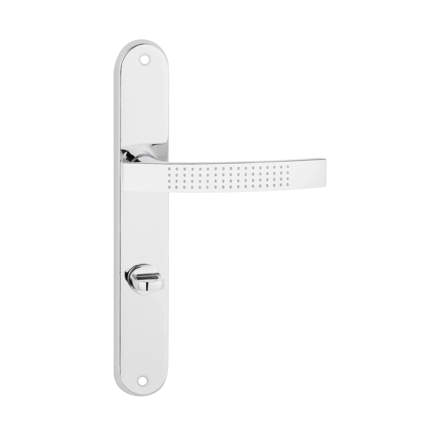 Metal-Bud Klamka drzwiowa Astra z szyldem łazienkowym chrom