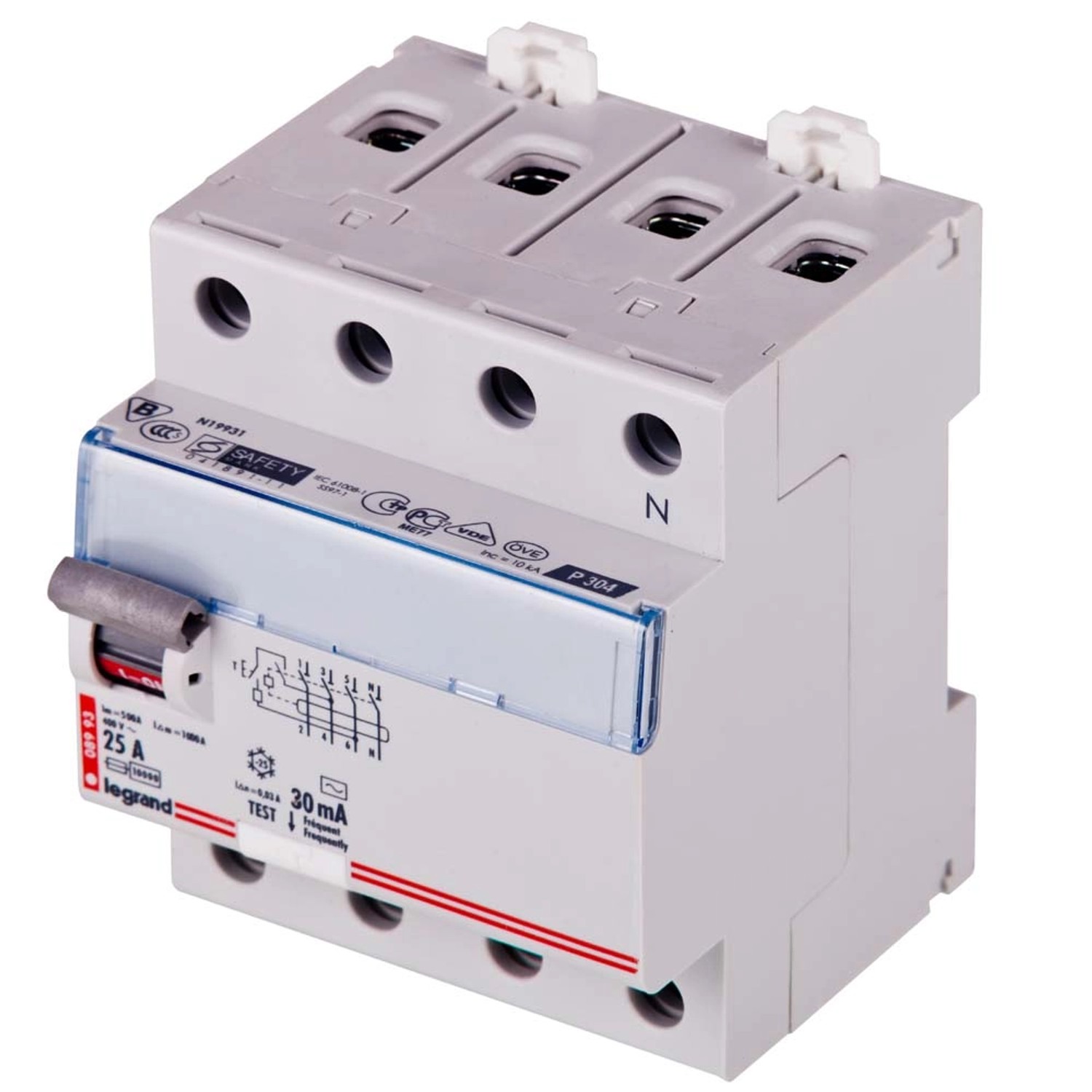 Legrand Wyłącznik różnicowy P-304 25A