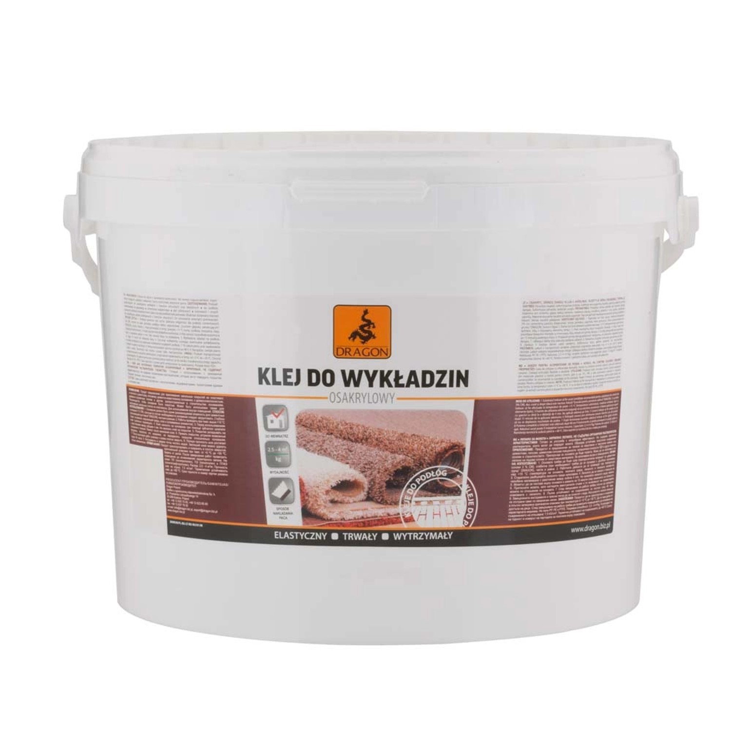 Dragon klej do wykładzin podłogowych - akrylowy 6 kg