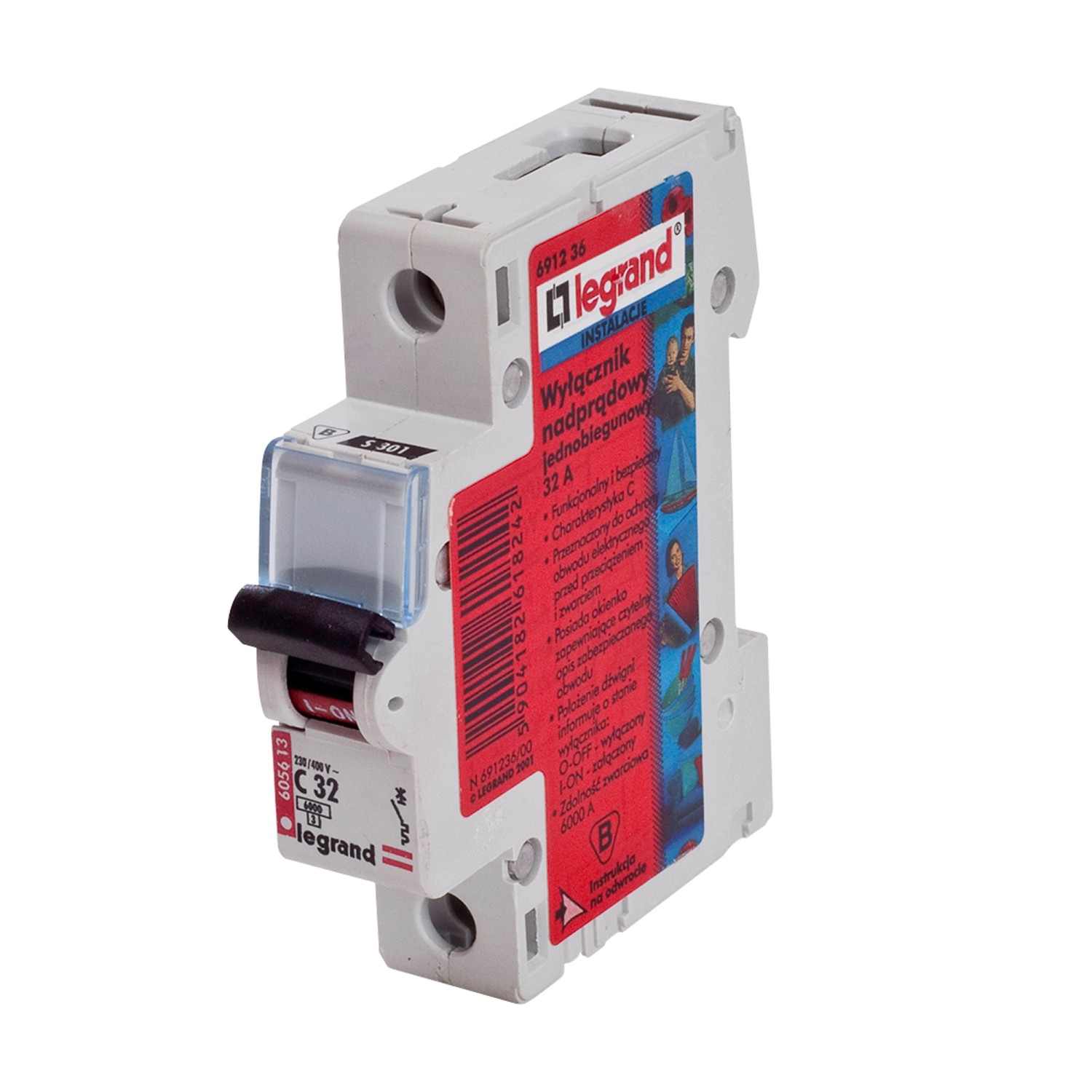 Legrand Wyłącznik nadprądowy S-301 C32A