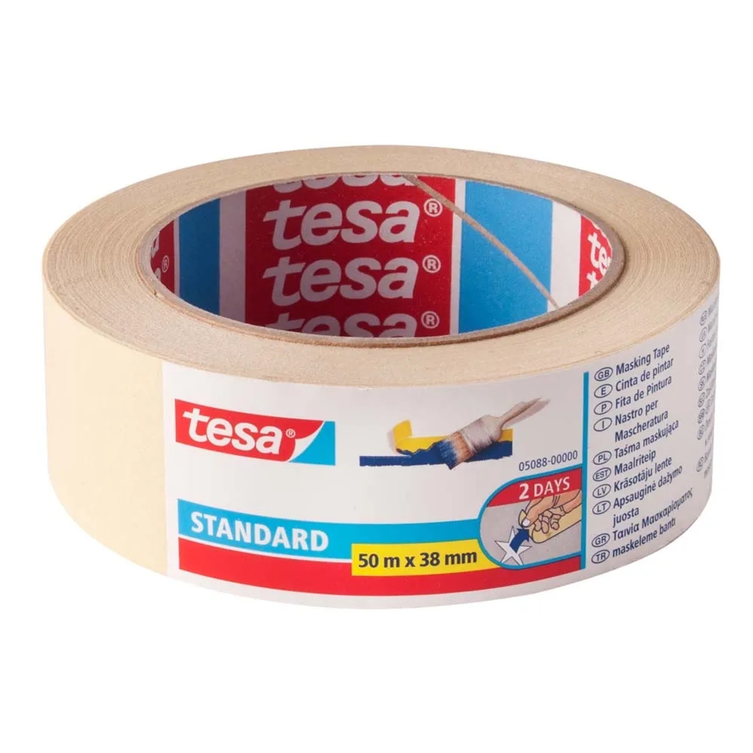 Tesa Taśma malarska Standard 50 m x 38 mm