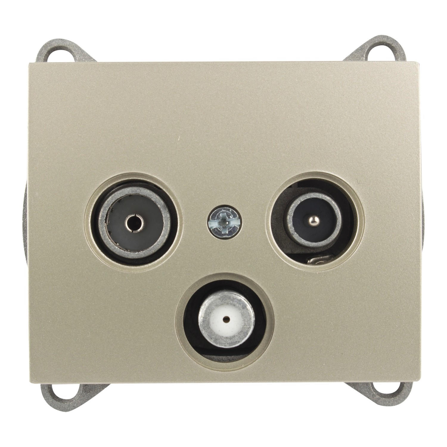 Abex Gniazdo Nova Moduł RTV SAT satynowe