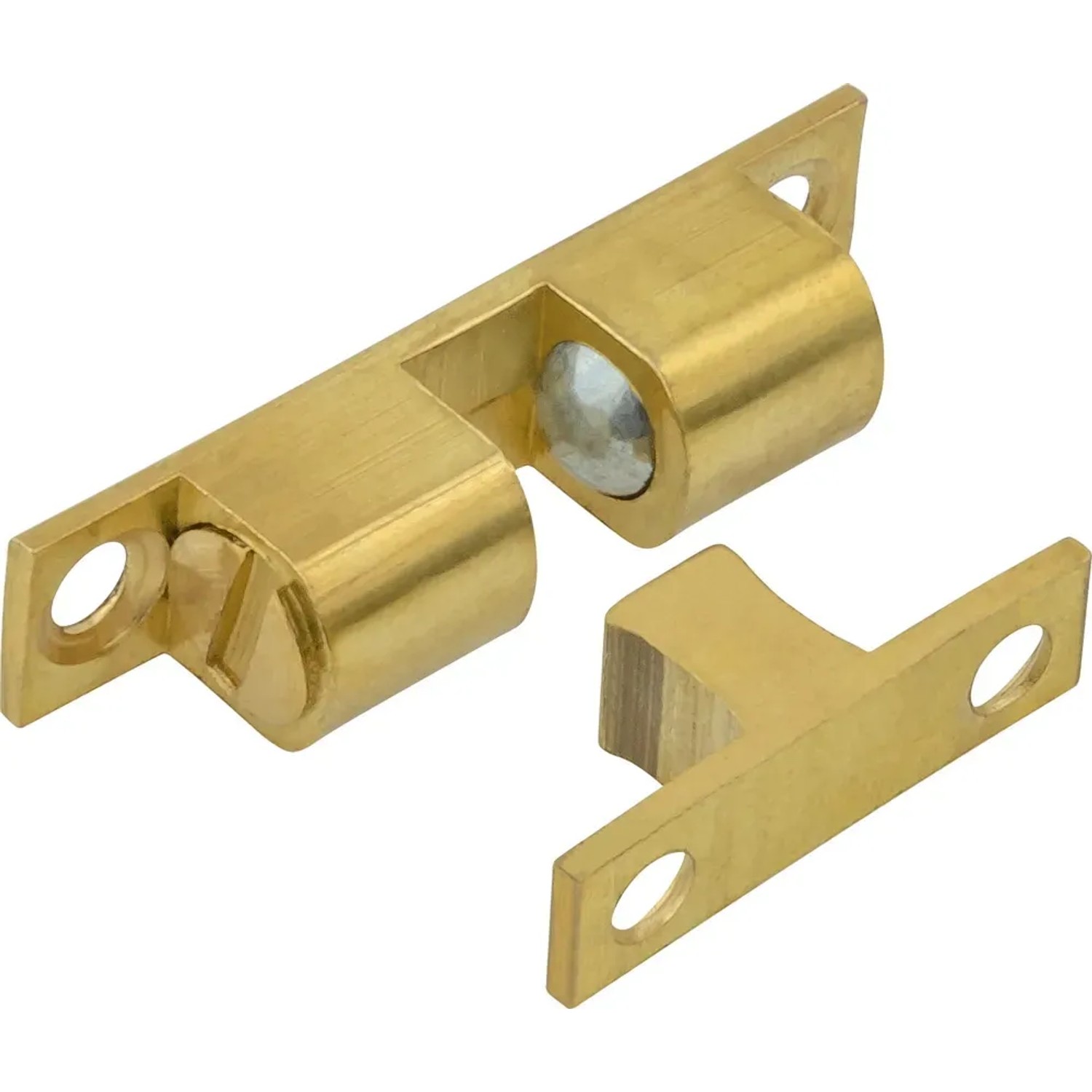 Metro Zamek kulkowy mosiądz 43x8mm 2 szt.
