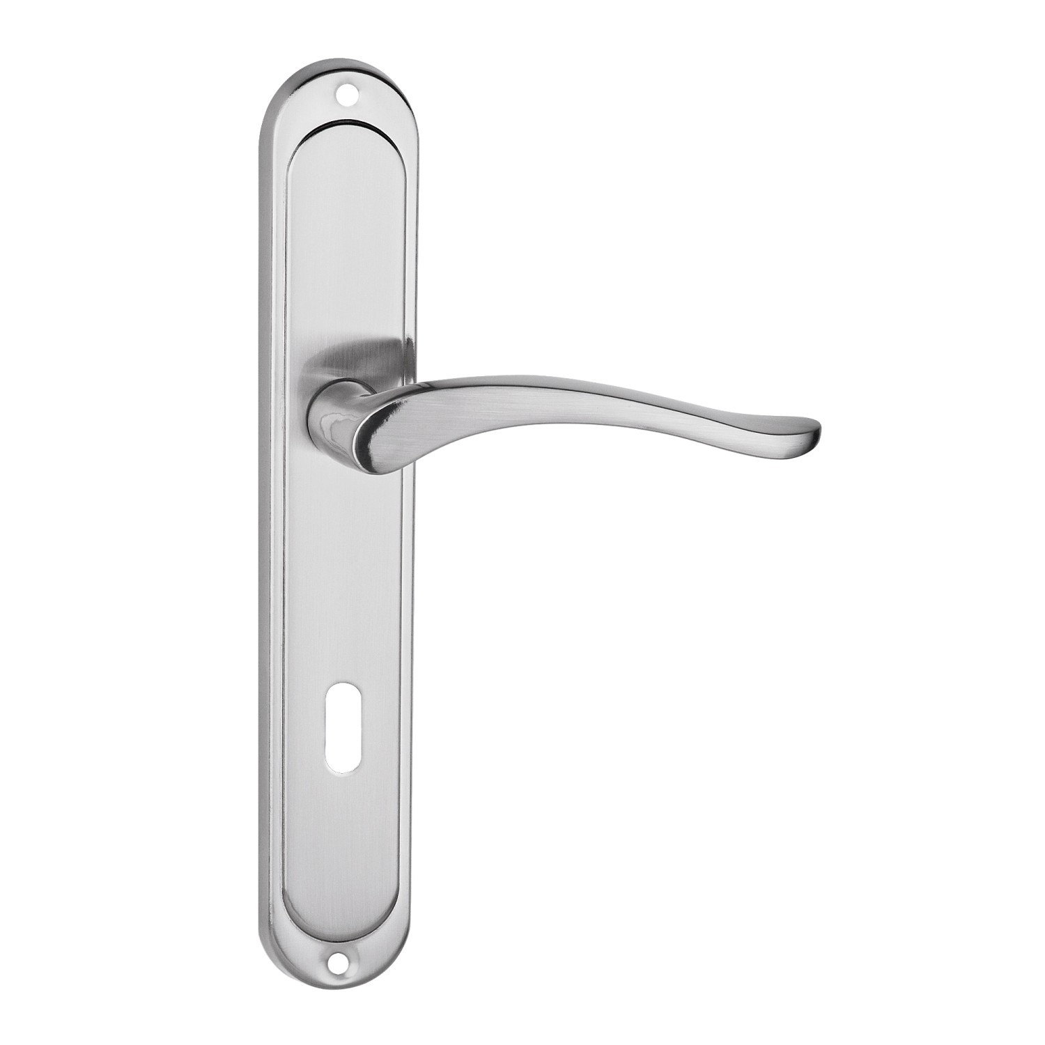 Klamka z szyldem Nicole nikiel szczotkowany