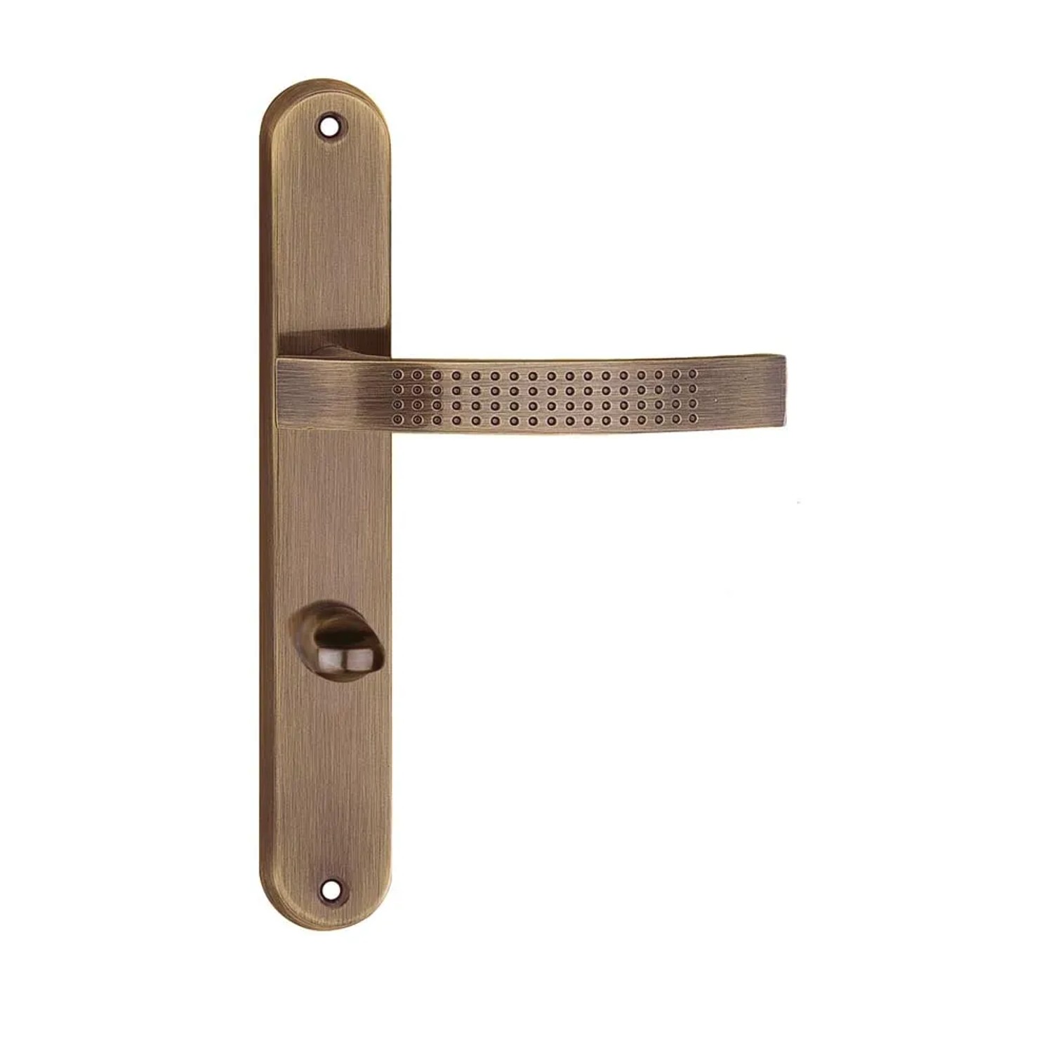 Metal-Bud Klamka z szyldem WC Astra patyna