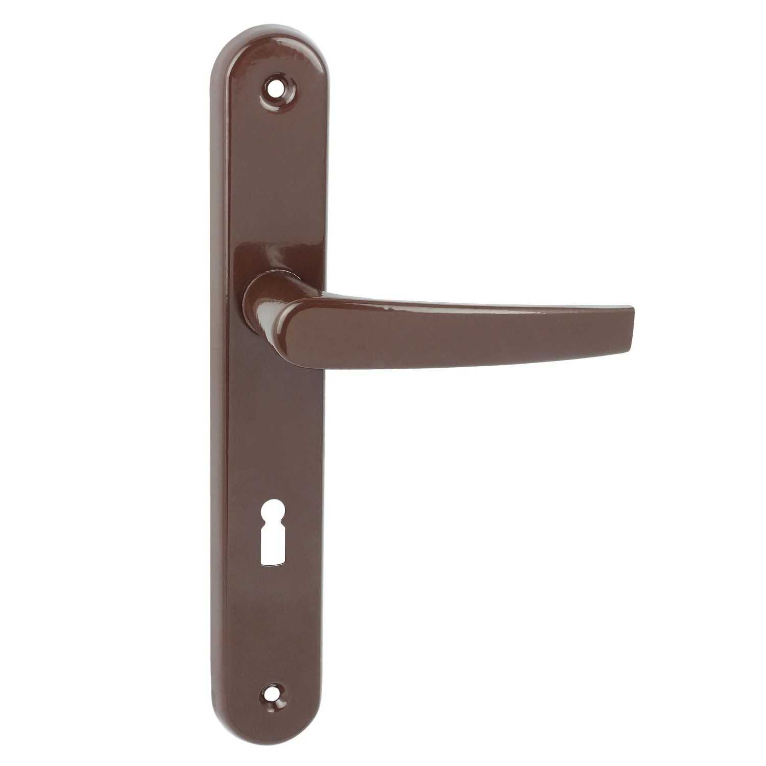 Domino Klamka z szyldem Econom brązowa