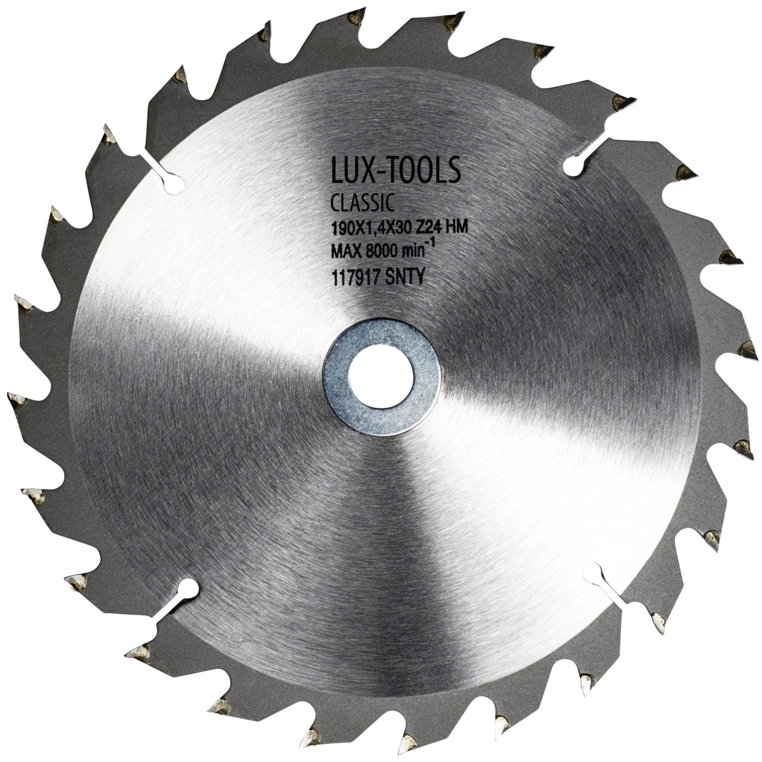LUX Tarcza zębata śr. 190 mm x 30 mm 24 zęby