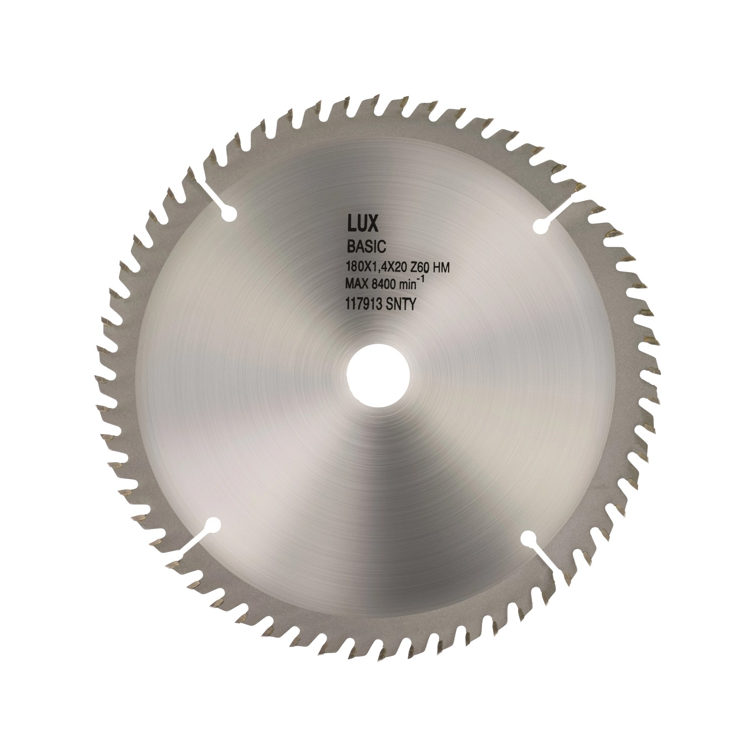 LUX Tarcza zębata HM 180 mm x 20 mm 60 zębów