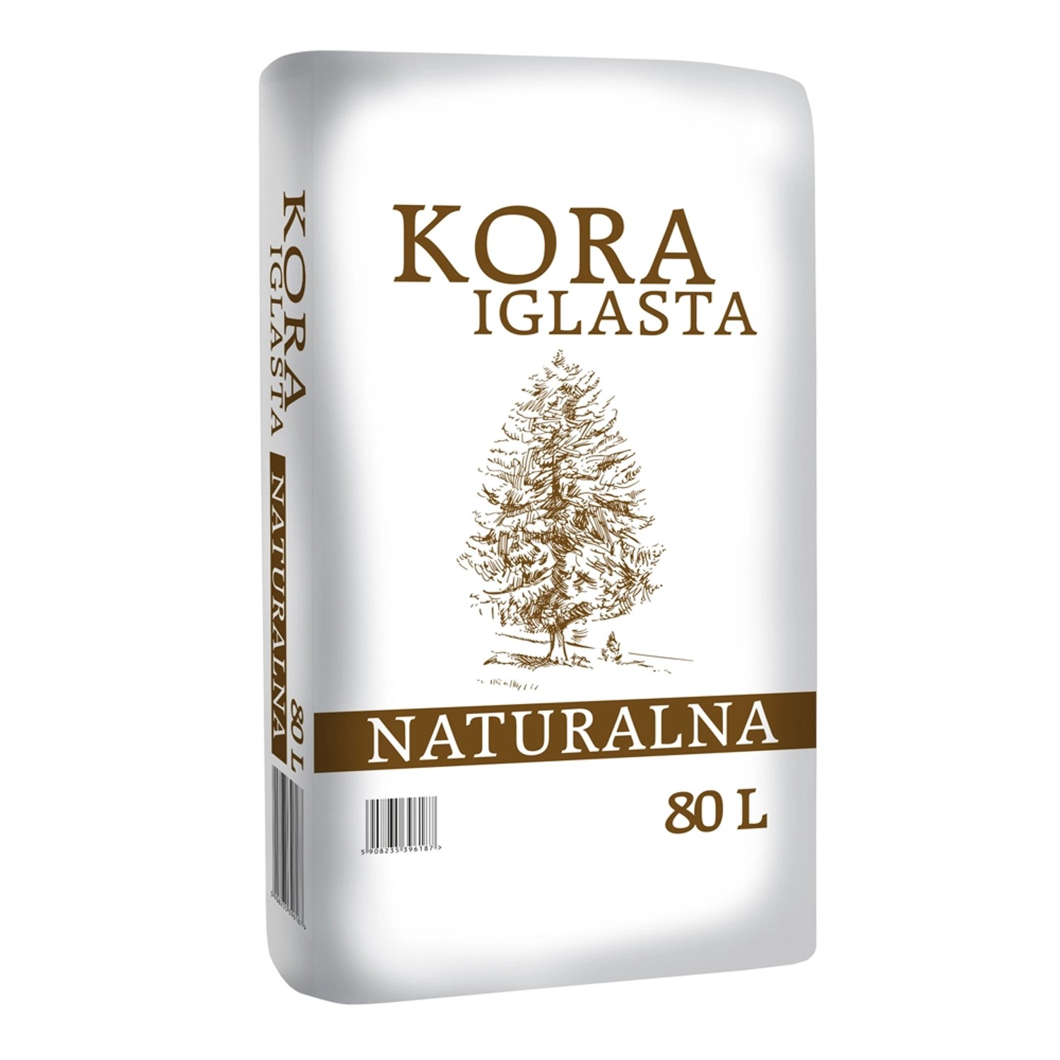 Kora ogrodowa sosnowa frakcja 0-6 cm - 80 l