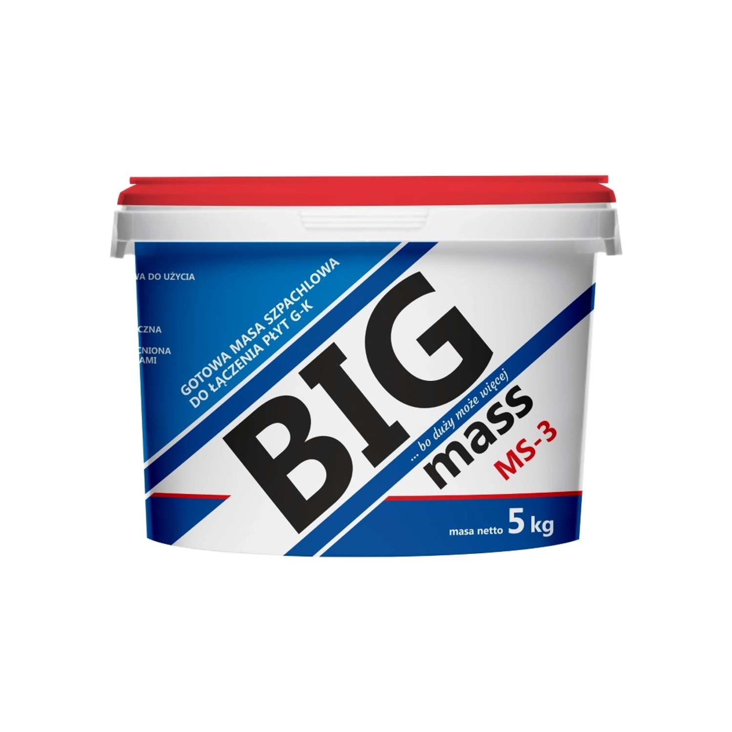 MJG Gotowa masa szpachlowa Big Mass do płyt GK MS-3 5 kg