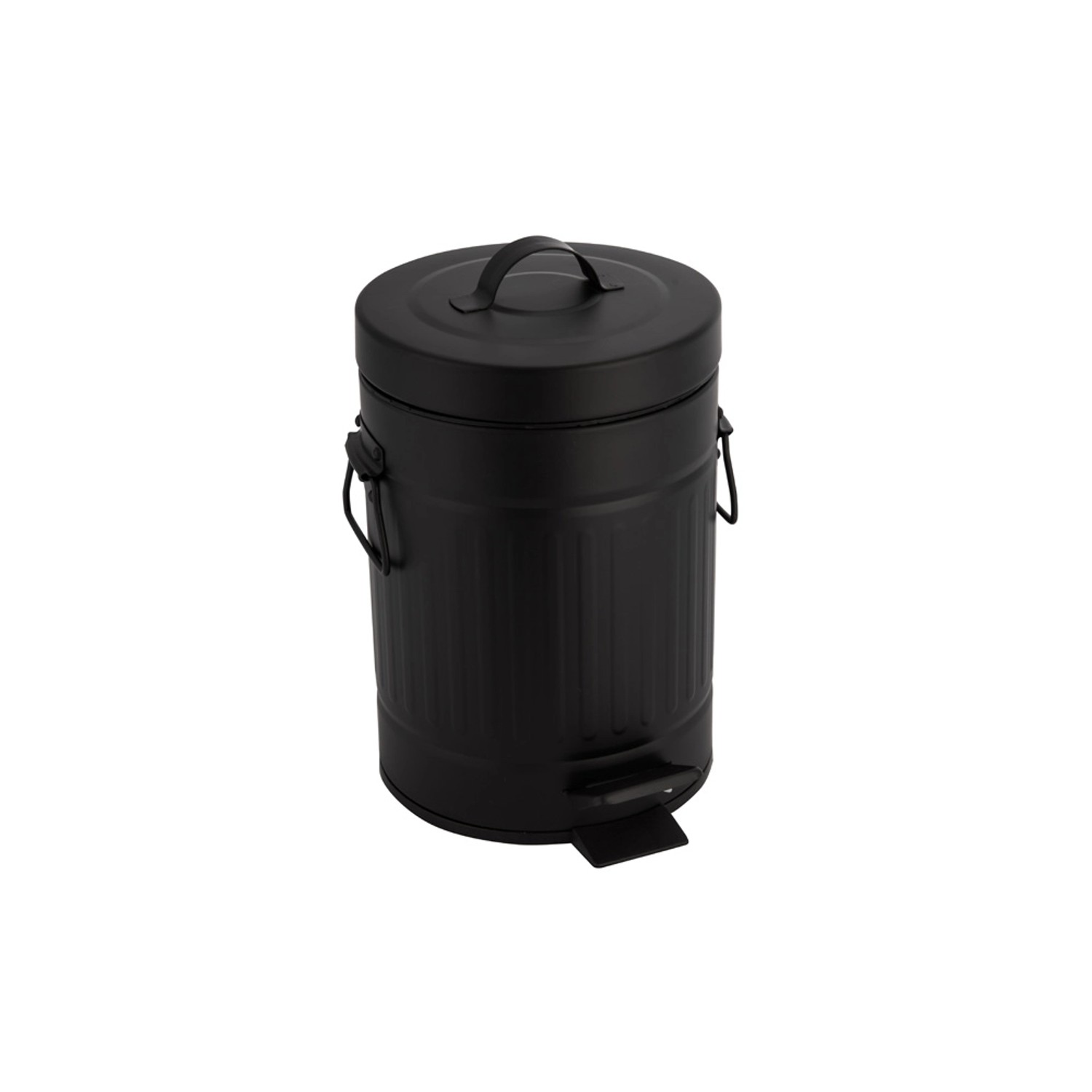 BALIV Kosz łazienkowy Retro czarny 3l