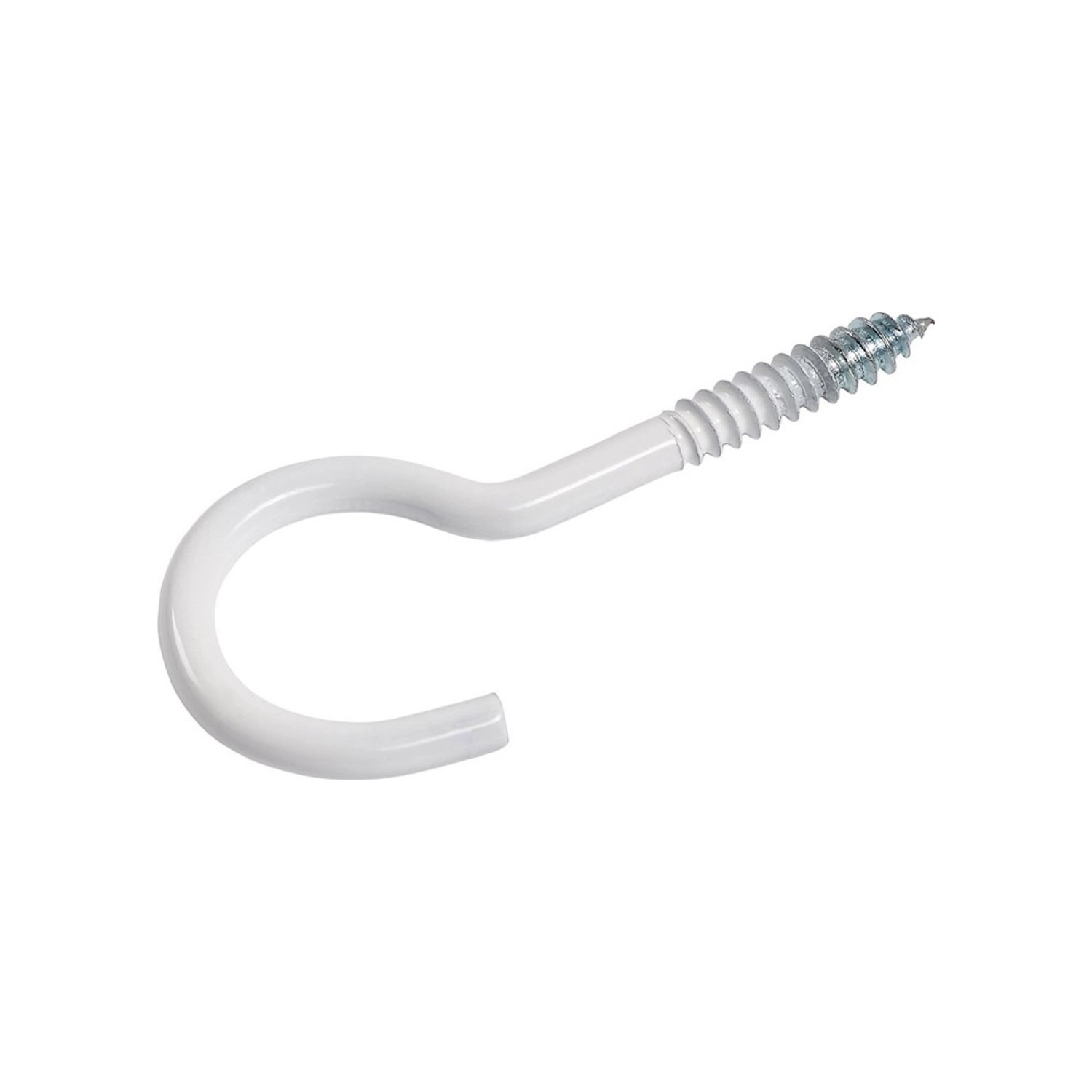 Lux-Tools Hak otwarty biały 4,4x50mm 6szt.