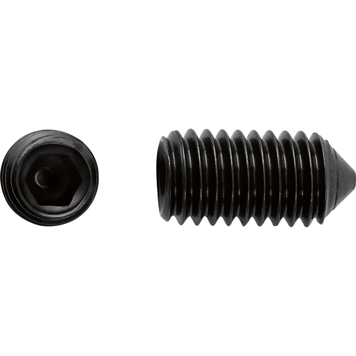 Lux-Tools Śruba zabezpieczająca imbusowa 5x10mm 8szt.