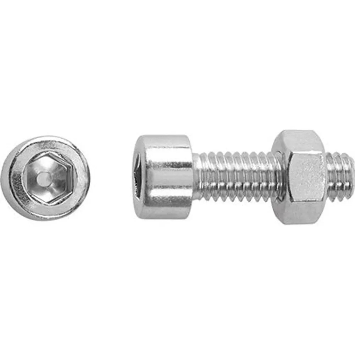 Lux-Tools Śruba + nakrętka metryczna imbusowa 8x30mm 6szt.