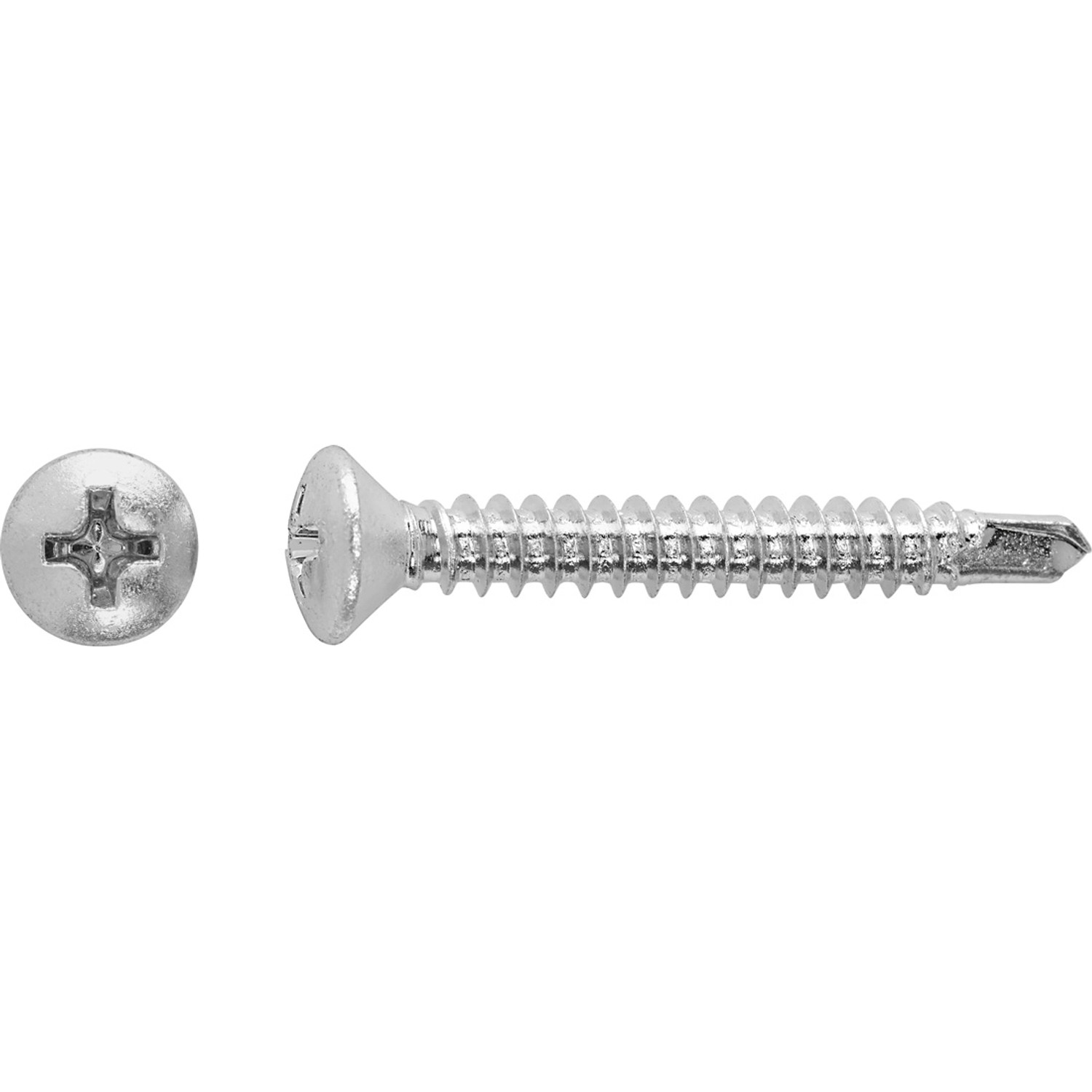 LUX Śruba wiercąca z podwyższonym łbem stożkowym PH Ø 4,2 x 16 mm ocynk 40 szt