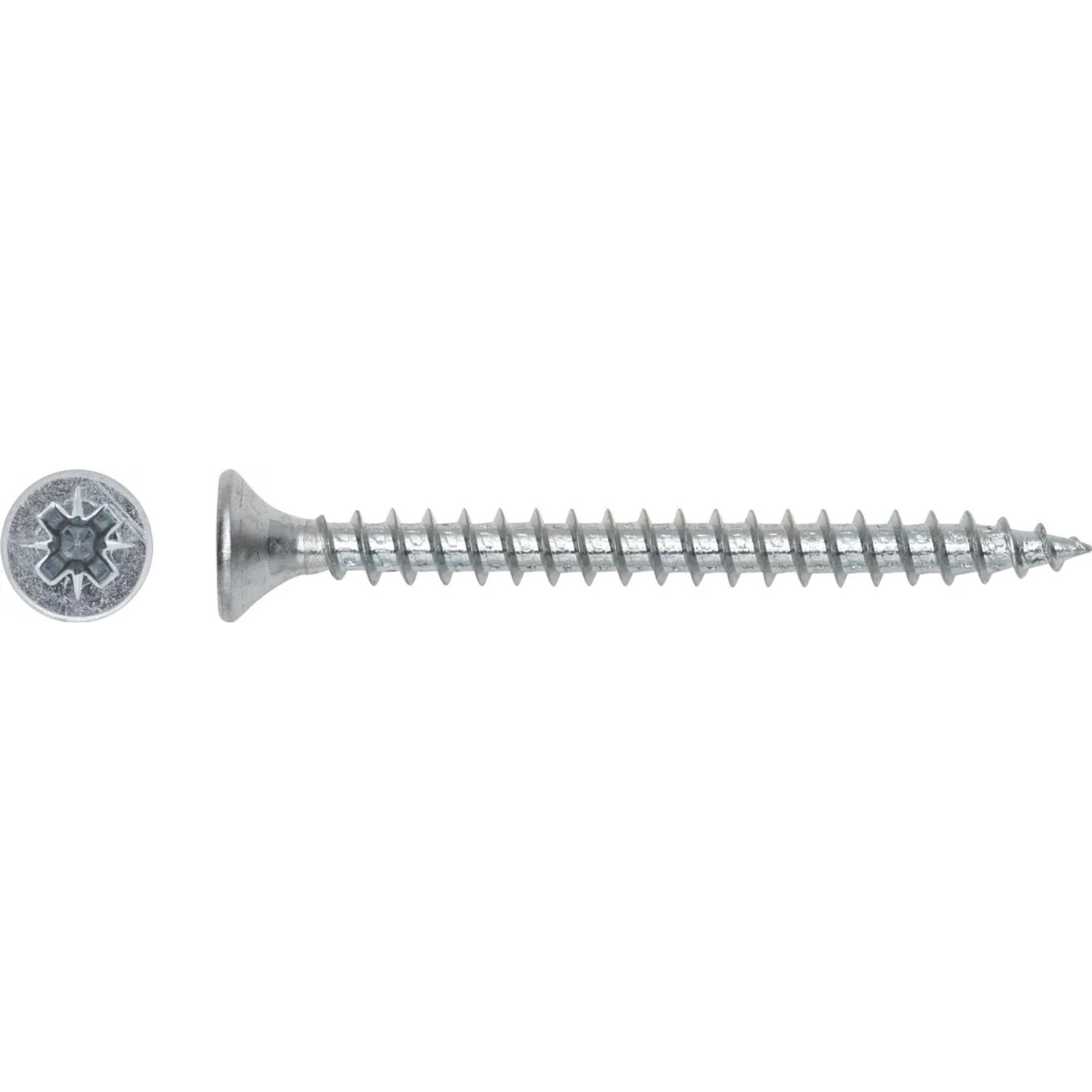 LUX Wkręt uniwersalny z łbem stożkowym płaskim TX 3 mm x 25 mm ocynk 50 szt