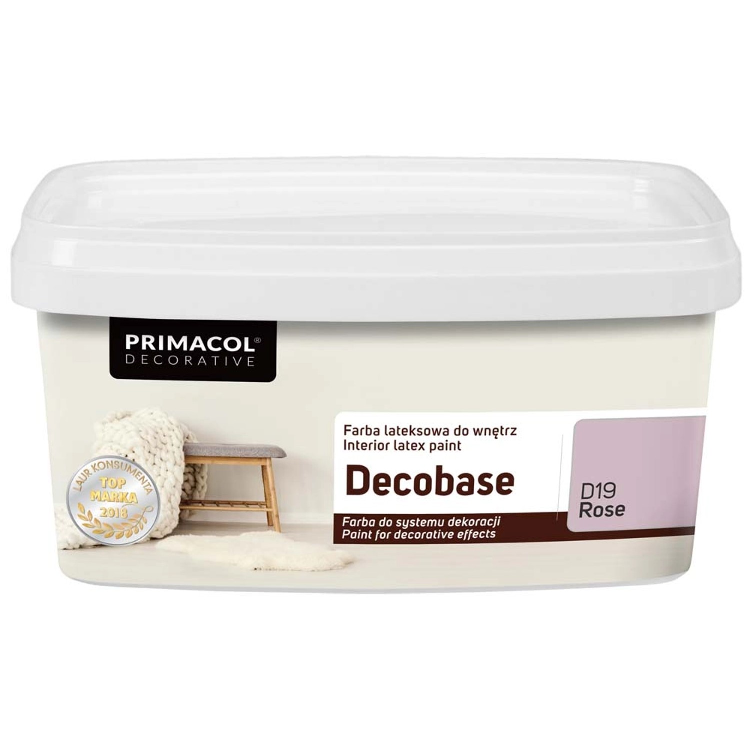Primacol Emulsja lateksowa Decobase Rose 1 l