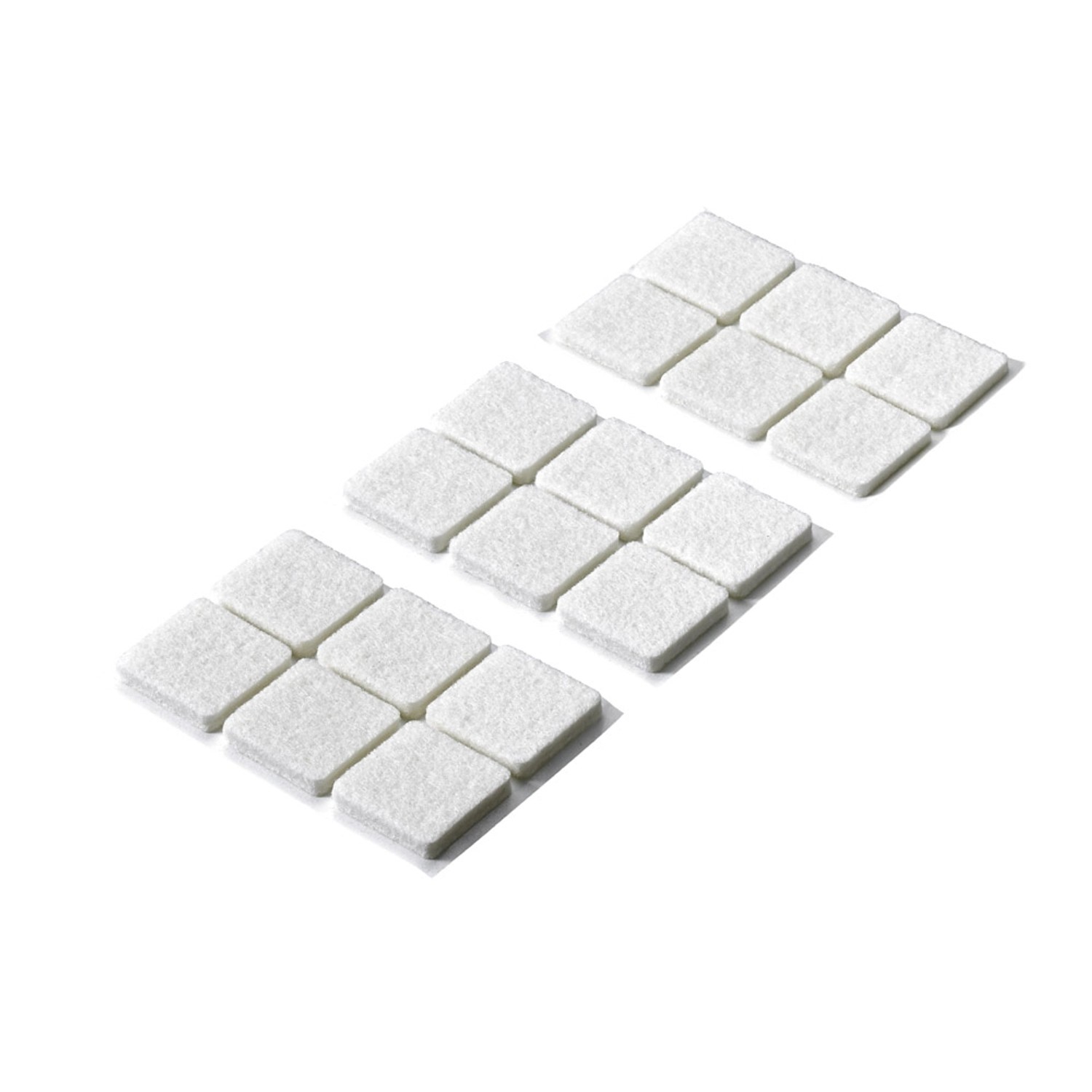 Hettich Podkładki filcowe białe 28x28mm 18szt