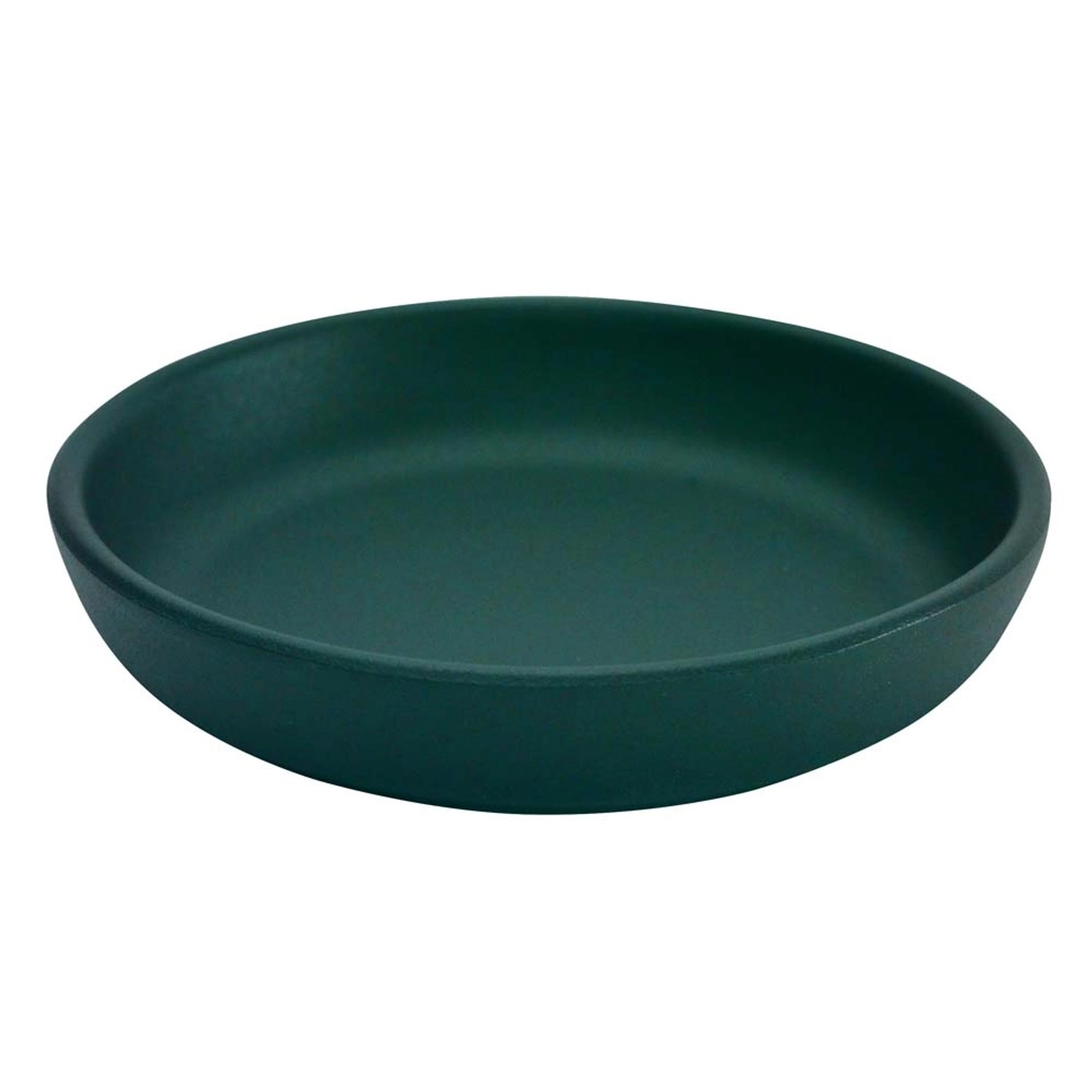 Ceramik Podstawka gładka zielona 11,5cm