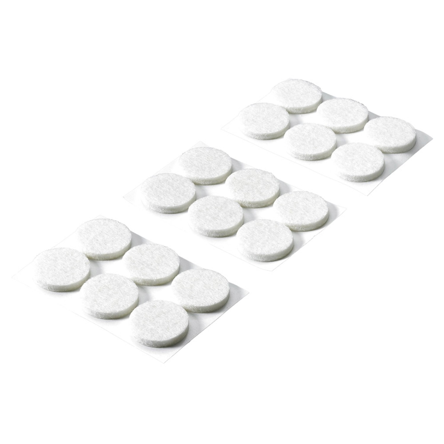 Hettich Podkładki filcowe białe śr. 28mm 18szt