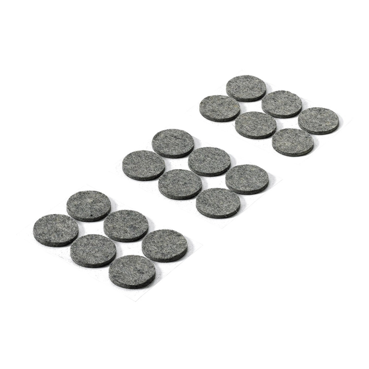 Hettich Podkładki wełniane szare śr. 25x3mm 18szt