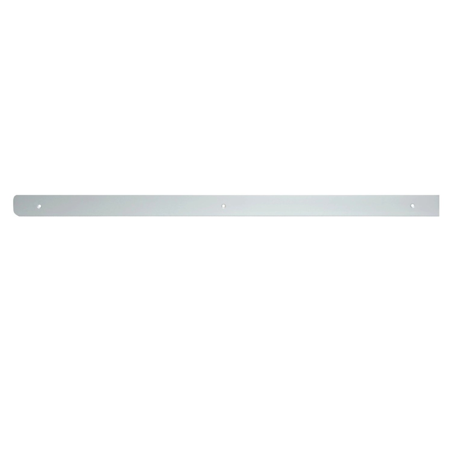 Biuro Styl Listwa aluminiowa do blatów prawa 2,8 cm x 61 cm srebrna