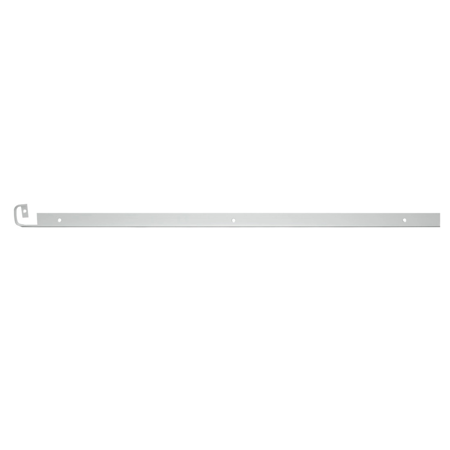 Biuro Styl Listwa aluminiowa do blatów szczelinowa 2,8 cm x 61 cm srebrna