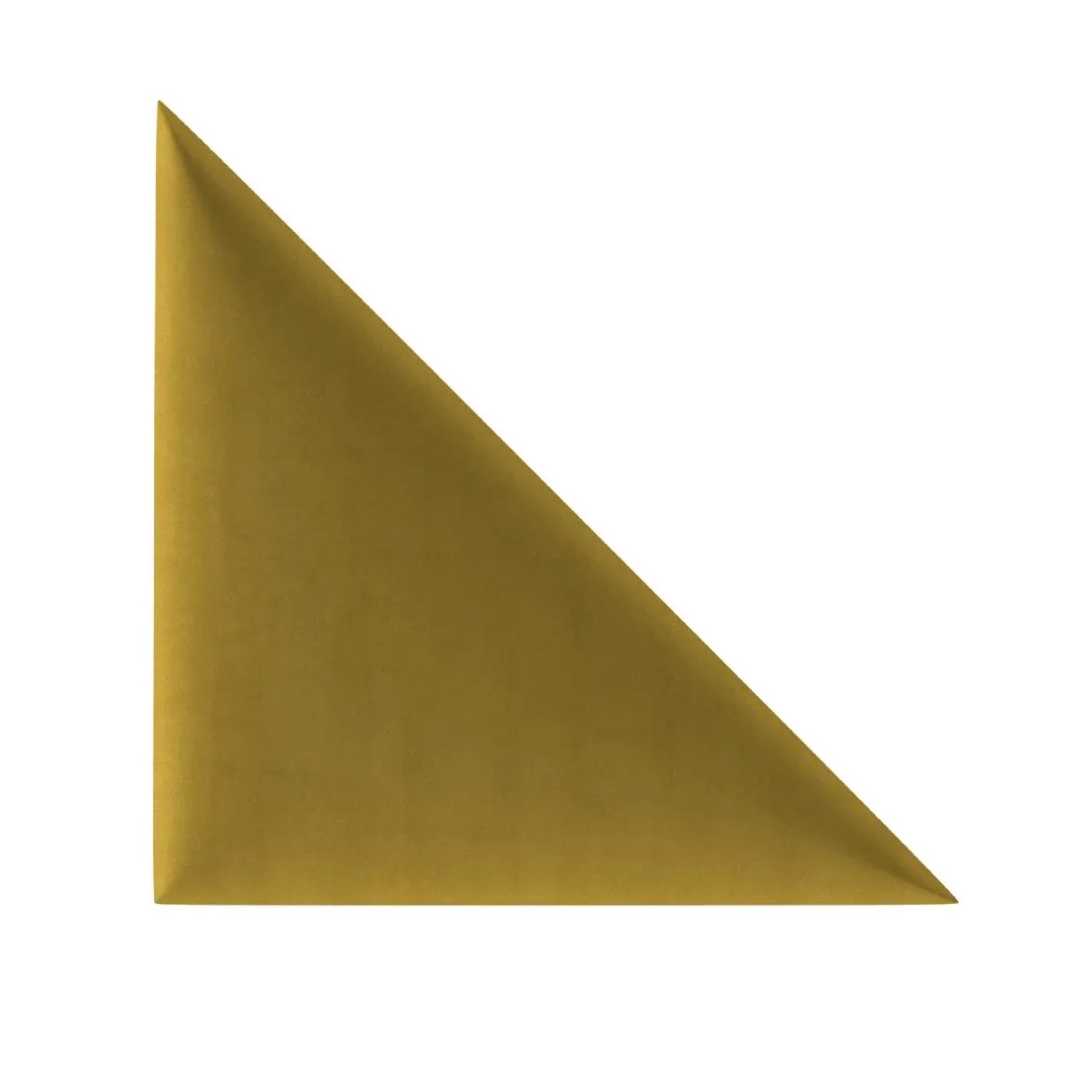 Panel tapicerowany SIMPLE trójkąt żółty 30 cm x 30 cm komplet 2 szt.