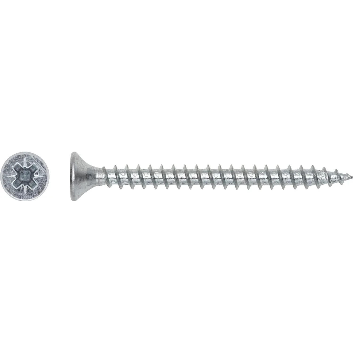 LUX Wkręt uniwersalny z łbem stożkowym płaskim TX 4,5 mm x 45 mm ocynk 10 szt