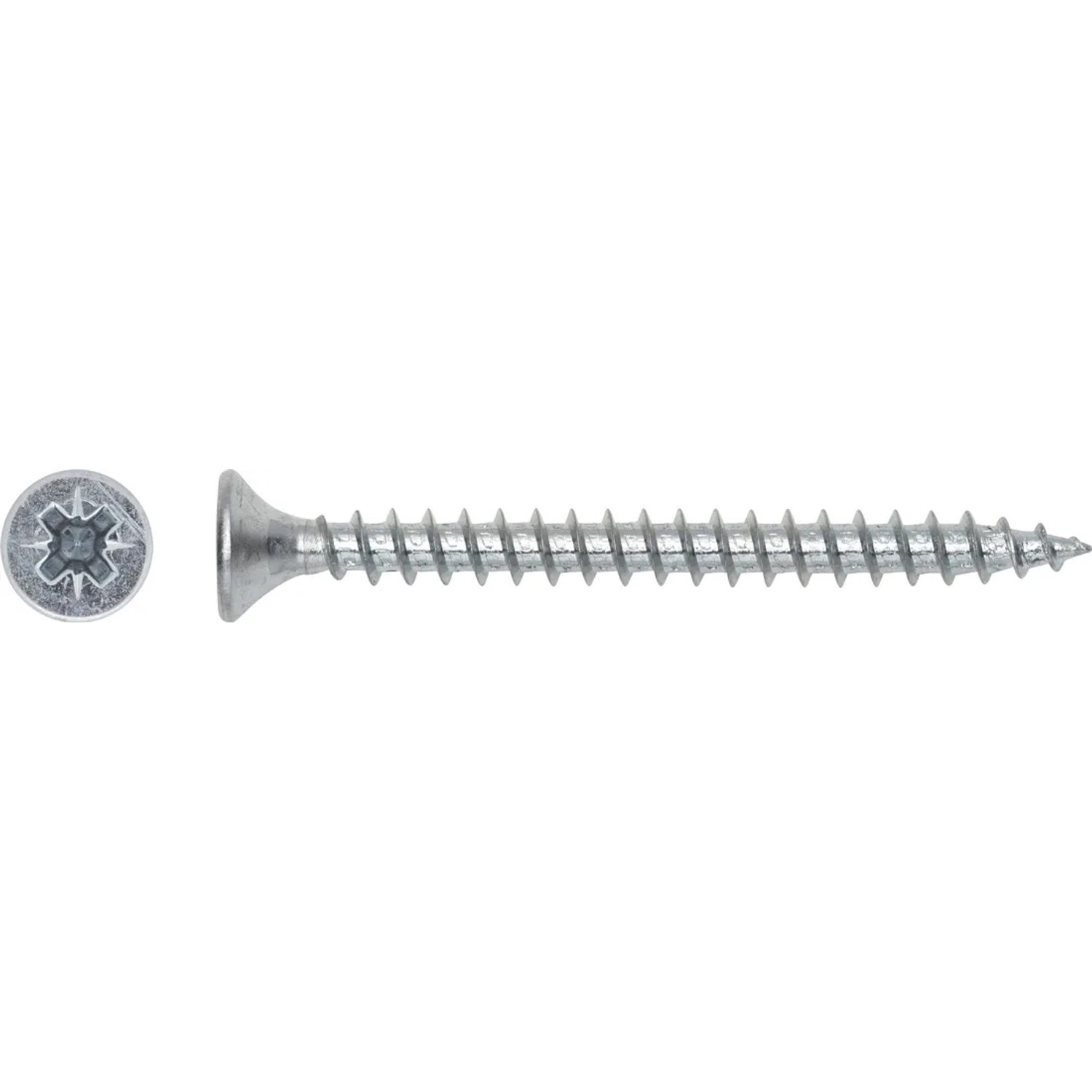LUX Wkręt uniwersalny z łbem stożkowym płaskim TX 4 mm x 45 mm ocynk 15 szt