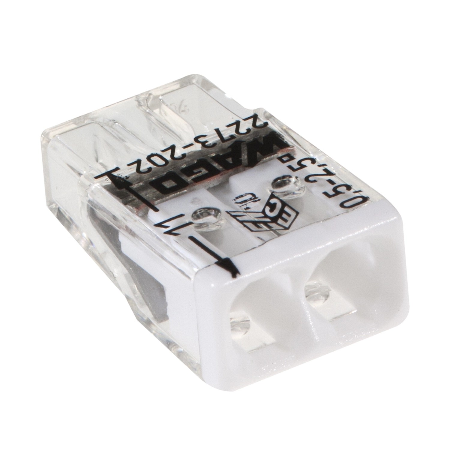 Wago Złączka 2x2,5mm biała 30szt.