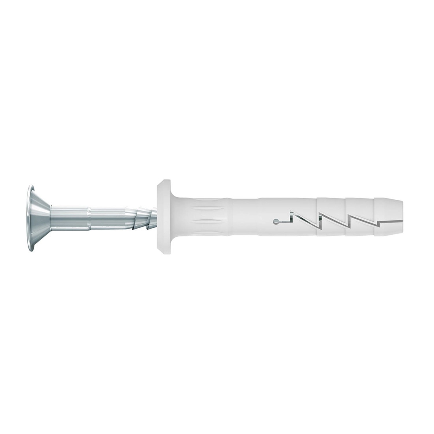 Kołek wbijany 6x60 mm z kołnierzem 45 szt.