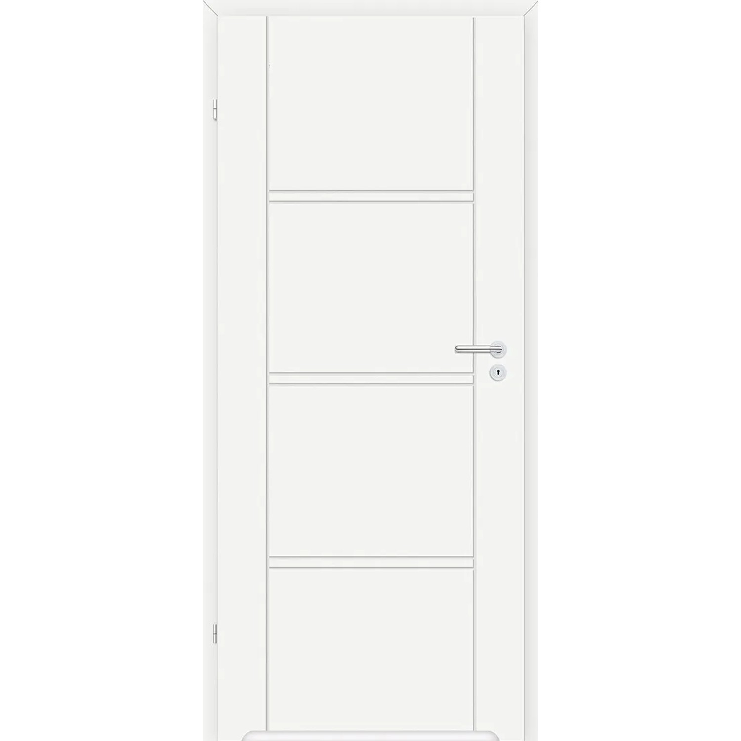 Classen Skrzydło drzwiowe Noris z podcięciem wentylacyjnym białe 80L frez